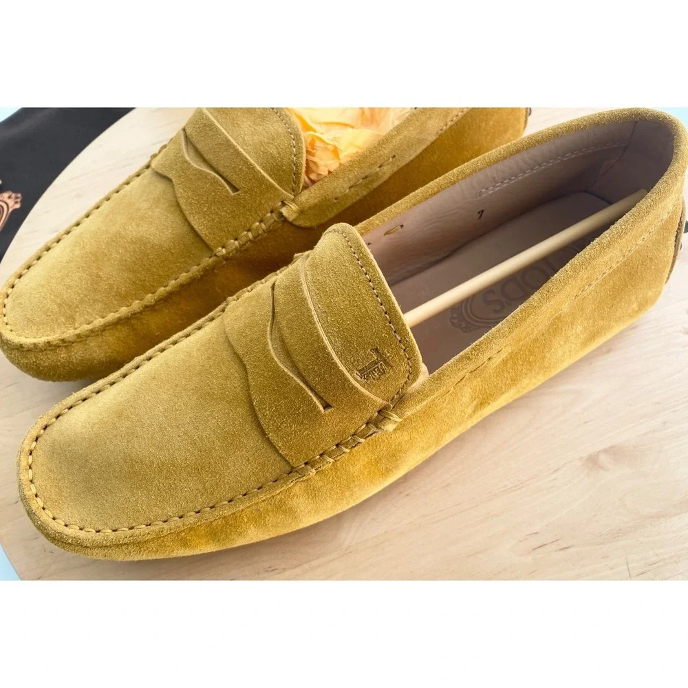 Tod's Men's Mocassino Gommini Nuovo XXM0EO00010RE0G410 Suede Loafer Shoe, UK 7